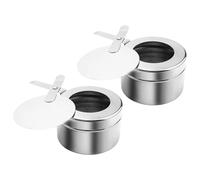 Fornello da Campeggio,Kit Bruciatore Ad Alcool Da 2 Pezzi - Fornello Ad Alcol Con Copertura | per Esterno Picnic Barbecue Campeggio Escursionismo Zaino in Spalla Viaggio Festa