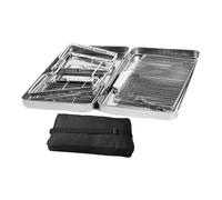 Fornello da Campeggio Pieghevole - Altezza Regolabile e Pieghevole, Attrezzatura da Esterno - Stufa a Legna per Campeggio,per Giardino, Terrazzo, Picnic, Cortile, Regalo per Coppie o Fidanzato