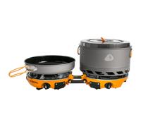 Fornello da campeggio pieghevole Jetboil Genesis Basecamp System - Orange