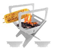 Fornello da campeggio pieghevole, supporto pieghevole a forma di candeliere | barbecue portatile | per il giardino, le attività all'aria aperta, il picnic, l'escursionismo, le riunioni familiari e le