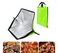 Fornello da campeggio portatile a energia solare, borsa da cucina pieghevole per barbecue, ideale per viaggi in spalla ed escursioni