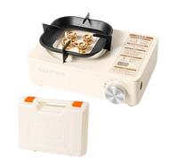 Fornello da escursionismo, fornello da campeggio con valigetta di trasporto per cucinare, 6000 W, ad alta potenza, utensili da cucina portatile, per alpinismo, trekking, camper