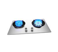 Fornello da tavolo efficiente con 2 fuochi, piano cottura a gas portatile, fornello a gas portatile for interni, griglia in ghisa, for casa, campeggio, giardino(LPG)