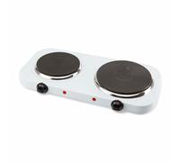 Fornello elettrico 1000/2000 watt con regolazione automatica termostato e 2 piastre diametro 15,5 cm