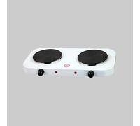 FORNELLO ELETTRICO 2 PIASTRE 2 x Ø 15.5 cm 1000/2000 Watt Fornelli Lampade Gas