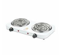 Fornello Elettrico 2 Piastre Multifunzione Piastra Elettrica a 2 Piastre