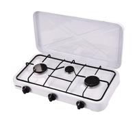 Fornello Elettrico a Gas Piastra Triplo Fuoco Manuale per Cucina Camping HM-563T