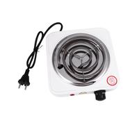 Fornello Elettrico a Piastra Singola 1000w Bianco Portatile