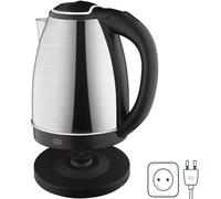 Fornello elettrico da 220 V, 1500 W, 2 l, bottiglia interna in acciaio inox, riscaldamento rapido per acqua bollente, pentola interna in acciaio inox