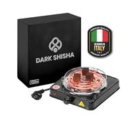 Fornello Elettrico Dark Shisha 1000W per Carbone Narghilè | Accensione Rapida | Piastra Grande | Termostato Regolabile