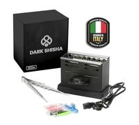 Fornello Elettrico Dark Shisha 800W Toaster per Carbone Narghilè | Accensione Rapida 4-6 Min | Termostato On/Off | Griglia Protettiva | Pinza + Beccucci Inclusi