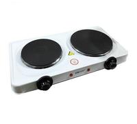 FORNELLO ELETTRICO DOPPIO 2 PIASTRE MM 185-155 POTENZA 1500+1000 WATT