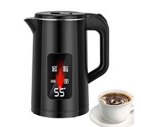 Fornello elettrico in acciaio - Caldaia veloce, caldaia silenziosa - Bollitore elettrico senza cavo da 1,7 l, scaldabagno in acciaio 1500 - W per casa e ufficio cucina