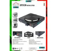 Fornello Fornellino Elettrico Piano Cottura - Ø18,5 cm, Termostato , 1500W