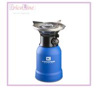 FORNELLO GAS BUTANO CAMPEGGIO 1 FUOCO ACCENSIONE PIEZO ELETTRICA KEMPER KE2008