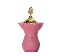 Fornello per incensi in resina araba con coperchio per meditazioni e diffusore fragranze per la casa Bruciatori Eid Ramadans Bakhoors Ornamento arabo