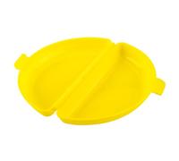 Fornello per microonde per uova - Stampo per uova portatile in silicone adatto al microonde, padella per frittata portatile per bracconiere da 8,27x4,72 pollici con coperchio | Gadget da cucina per
