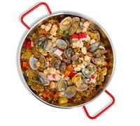 Fornello per paella da esterno, in acciaio coreano fritto di pollo cuoci riso utensili da cucina per piano cottura a induzione