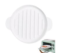 Fornello per Pancetta per Microonde 9, 5x7, 8 pollici Vassoio per Pancetta per Microonde Rotondo in Silicone Teglia per Fornello per Forno per Griglia da Forno Gadget da Cucina