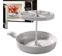 Fornello Per Uova E Pancetta Nel Microonde, Vassoio Per Frutta E Verdura A Prova Di Schizzi Con Coperchio | Decorazione Fornello Per Pancetta A Microonde | Vassoio Da Forno Per Pancettas Utensili