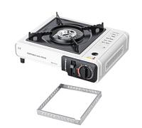 Fornello portatile a cassette - Bruciatore a cassetta antivento per cucinare all'aperto, riscaldamento a gas all'aperto, ad alte prestazioni - Visione - Picnic - Attrezzatura per accessori da viaggio
