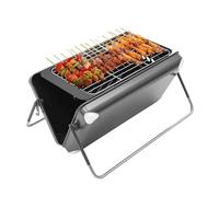 Fornello portatile da campeggio, a carbonella e a gas, 2 in 1, pieghevole, rimovibile, a carbone, per picnic, giardino, terrazza, campeggio, viaggi