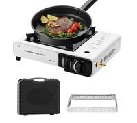 Fornello portatile per campeggio, cucina compatta e leggera a un bruciatore | Griglia e stufa per cucina all'aperto, escursioni con zaino, falò, patio, cucina