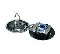 Fornello ribaltabile 1 fuoco+lavello tondo - 1 PZ - 50.102.01 - 5010201