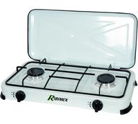 RIBILAND - Fornello a Gas PRF350 con 2 Fuochi Potenza 2200 W Colore Bianco - SPEDIZIONE GRATUITA