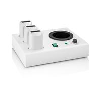 Fornello scaldacera combinato per barattoli da 400 ml e base 3 manipoli