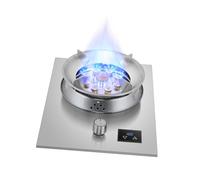 Fornello singolo portatile, griglia in ghisa, piano cottura a gas singolo efficiente da tavolo, dotato di dispositivo di sicurezza in caso di mancanza di fiamma(NG)