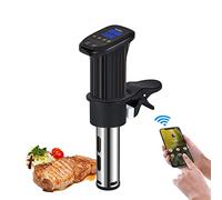 Fornello Sous Vide, Circolatore ad Immersione Ultra-Silenzioso, Circolatore ad Immersione Wifi da 1200W Macchina Sous Vide, Ricettario Sous Vide con Controllo Del Tempo Incluso, LJJY-KK