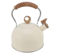 Fornello Top Stufa Caldaia da 2,5 l, in acciaio inox con calore, il manico per fornelli a induzione a gas, per caffè, whistle bollitore teakettle (viola)
