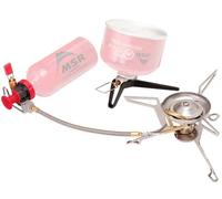 Fornello universale msr whisperlite per esterni a gas e a combustibile liquido