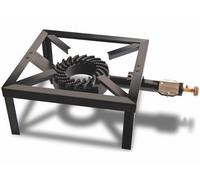 Fornellone a Gas 40 X 40 in Ghisa 4 piedi OMAC