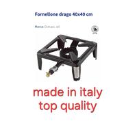 FORNELLONE A GAS 40x40 OMAC DRAGO
