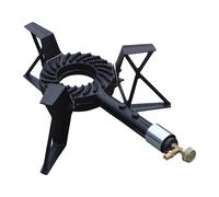 FORNELLONE A GAS A 3 PIEDI 35x35cm BRUCIATORE 170mm POTENZA 7,5KW PROJECT03