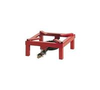 P03 FORNELLO A GAS in ACCIAIO e GHISA da ESTERNO CAMPEGGIO cm 40x40x18 7,5 kW