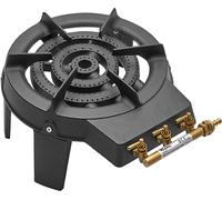 FORNELLONE A GAS IN GHISA BRUCIATORE A 3 RUBINETTI 3 CORONE