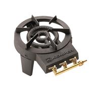 Fornellone a gas in ghisa con doppio bruciatore 8,6 kw e supporto smontabile Kemper