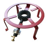 Fornellone bruciatore ghisa fornello a gas tondo acciaio diametro 50 CM barbecu