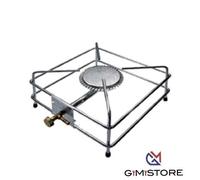 FORNELLONE FILO BRUCIATORE ACCIAIO Kw 2,5 Cm 22x22