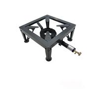 FORNELLONE FORNELLO A GAS 40x40x18cm VERNICIATO BRUCIATORE IN GHISA