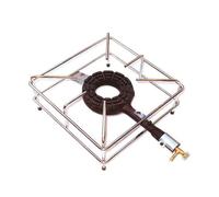 Fornellone Gas 4 piedi Cromato 40x40 CM