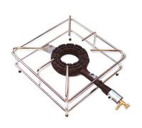 FORNELLONE GAS GPL 4 PIEDI CROMATO 40x40