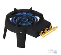 FORNELLONE PAPILLON IN GHISA GAS LIQUIDO A 3 RUBINETTI mm 377x338