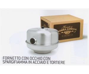 FORNETTO ALLUMINIO ESTENSE FORNO VERSILIA CON OCCHIO 35 cm ORIGINALE AGNELLI