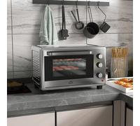Fornetto Elettrico 30L, Mini Forno Elettrico con 3 Funzioni di Cottura, Temperatura Regolabile e Timer, Include Teglia e Griglia, 1600W, Argento Description:Inizia a preparare i tuoi manicaretti con i