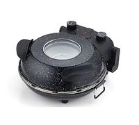 Forno Elettrico per Pizza ZHC333 con Obl Potenza 1200 Watt Diametro 30 cm Colore Nero