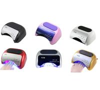 FORNETTO LAMPADA UV LED 48W RICOSTRUZIONE UNGHIE GEL CON TIMER NAIL ART DISPLAY